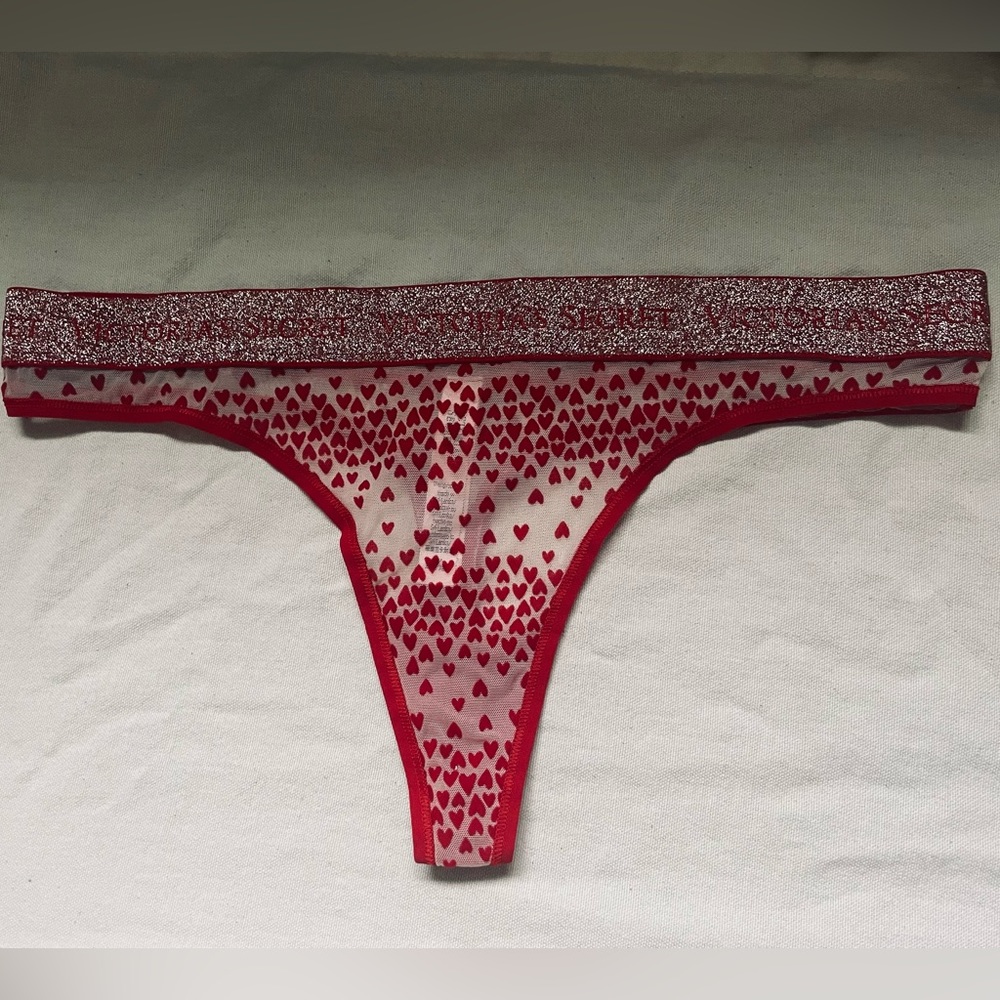 Victoria’s Secret Mesh Thong, Size Medium. Never Worn.